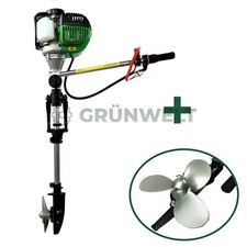 Grünwelt GW-140FC Außenborder 1.5 PS 4-Takt Bootsmotor Ersatzpropeller Angeln
