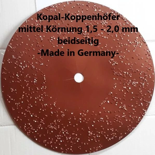 KOPAL Hartmetall-Schleifscheibe doppelseitig 400 mm mittel Körnung 1,5 - 2,0 mm -Neu-