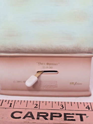 Schmid Norman Rockwell Music Box The Yarn Spinner Sunrise Sunset Ltd Ed 810/2500 - Picture 4 of 7
