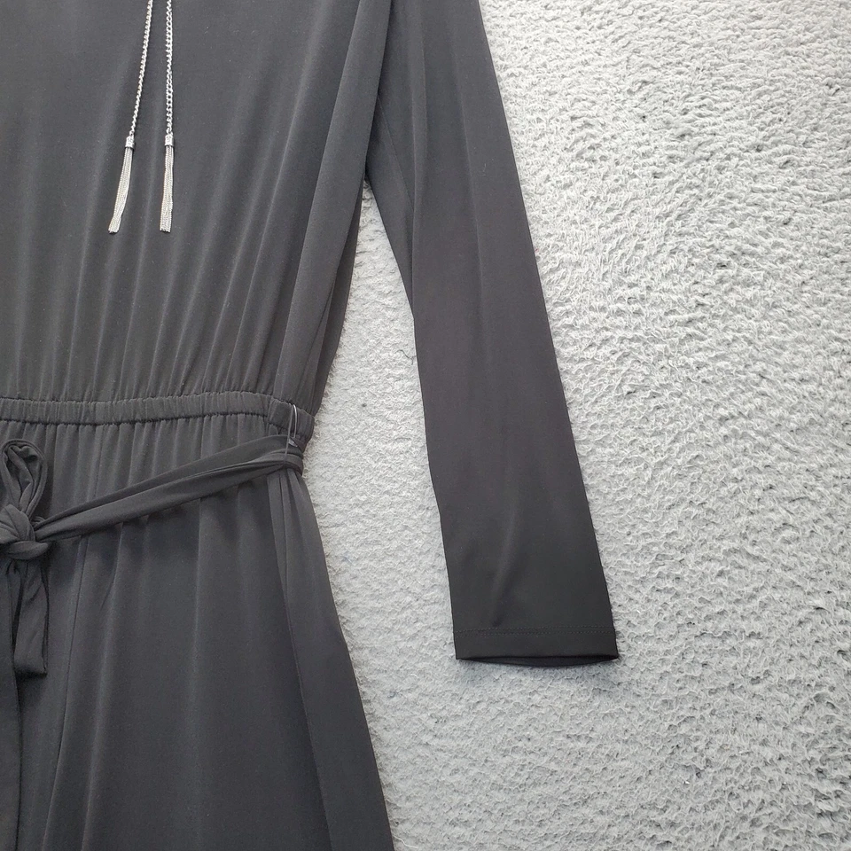 Monos Michael Kors para mujer medianos negros cintura con cinturón manga larga cremallera trasera Foto 2 de 4