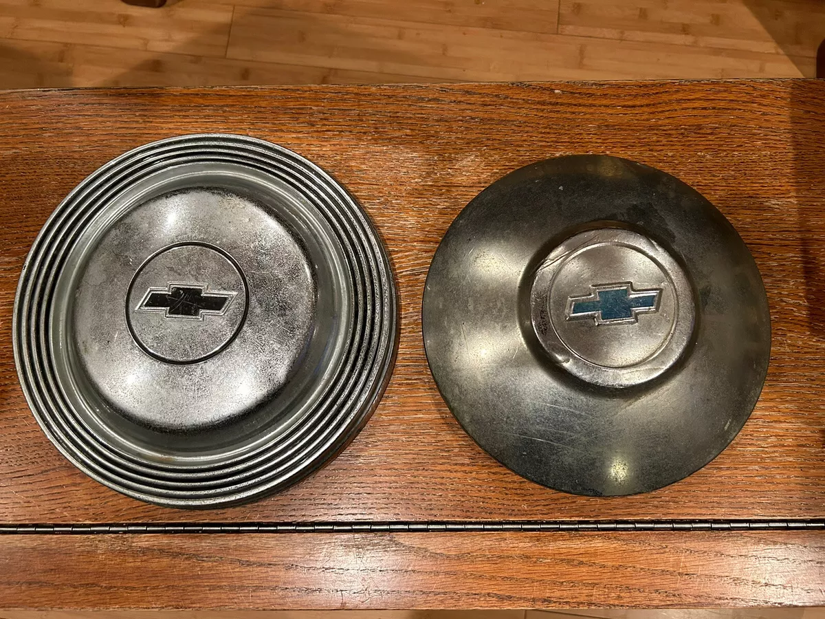 Lot Of 2 Chevy Cheverolet Dog Dish Hubcaps eBay