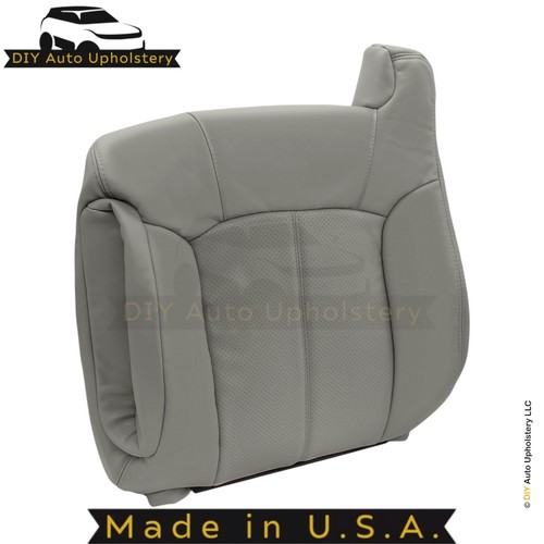 2002 Fits Cadillac Escalade Leatherette Front Replacement Covers Pewter Gray - Picture 9 of 74