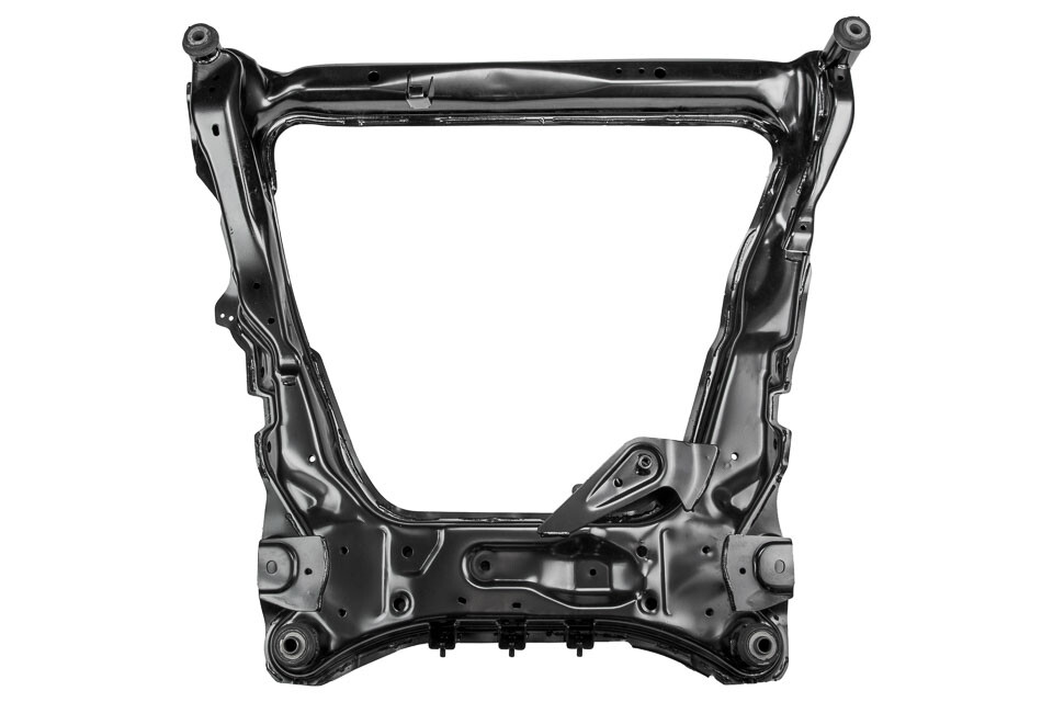 Berceau de moteur pour Nissan X-Trail II 2.0 dCi de 2007 à 2013 châssis en acier renforcé noir