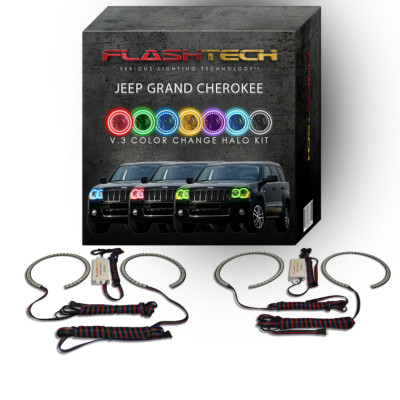 2005-2010 Jeep Grand Cherokee Interior LED Kit – Red Lights, Plug-and-Play, Made In USA