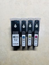 Lexmark 100XL Genuine Ink cartridge set of 4 100 XL Black Cyan Magenta Yellow