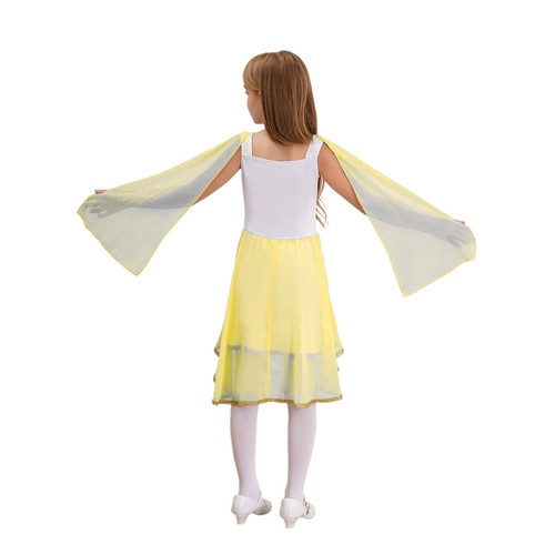 Niña Griego Disfraz Suave Bata Cómoda Toga Niños Vestido Princesa Uniforme - Imagen 29 de 56