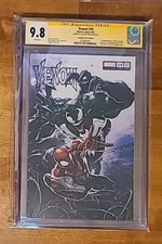 Venom #26 CGC 9.8 SS Scorpion Comics Trade Signed by Clayton Crain