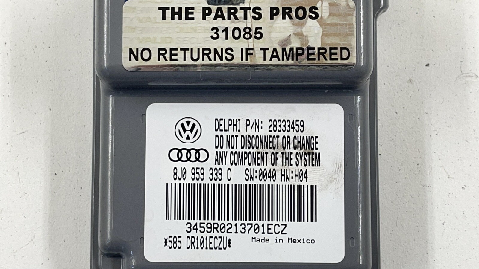 08-15 AUDI R8 SPYDER FRONT SEAT OCCUPANT OCCUPANCY DETECTION MODULE OEM