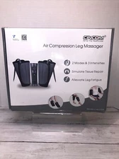 CINCOM Leg Massager for Circulation Air Compression Calf Wraps w/2 Modes CM-010A