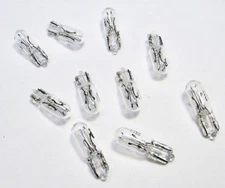 Box 10 Clear Wedge 74 Instrument Panel Climate Control Lights Bulbs For Imports