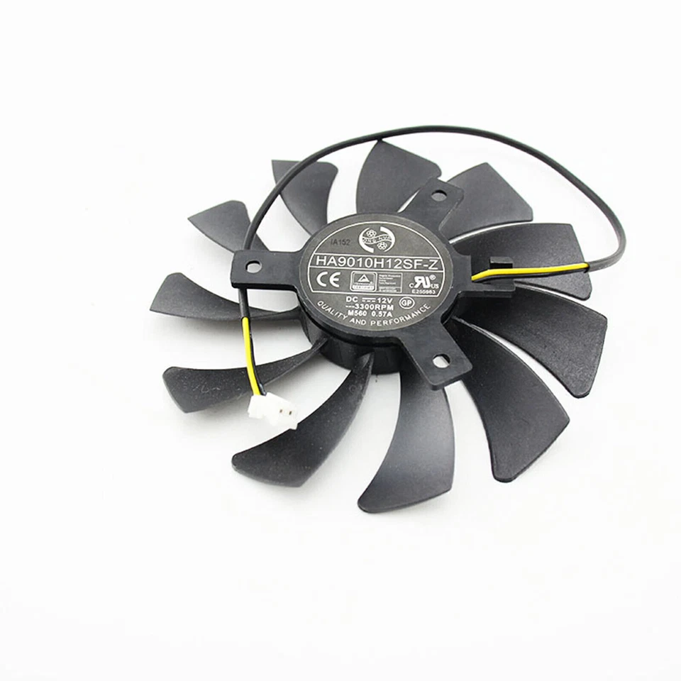 HA9010H12F-Z Graphics Fan GPU Cooler Fan for MSI RX560 GTX1050/1050ti AERO ITX - Image 2 of 4