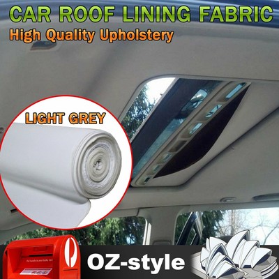 3 2x1 5m Headliner Fabric Sponge Upholstery Foam Car Roof Lining