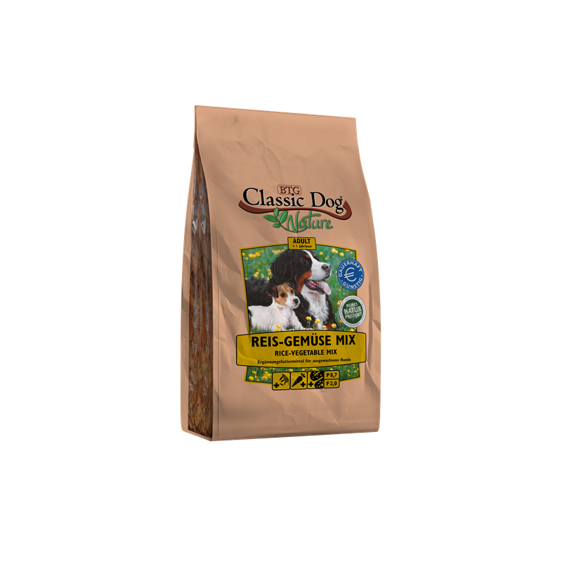 Classic Dog Sporttrainer Mix – 500 G Trockenfutter, Mit Rind, Lamm, Huhn & Lachs – Für Aktive Hunde