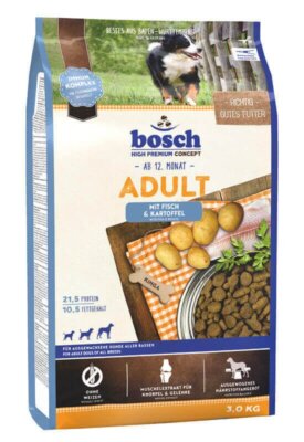 BOSCH Hundefutter Adult mit Fisch & Kartoffel 3 kg