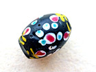 ANTIQUE  SUPER BEAUTY "AMBASSADOR"  PATTERN  GLASS TRADE  BEAD — photo 6