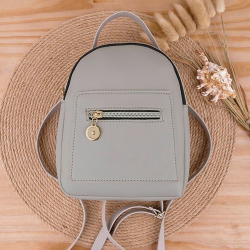 Modischer kleiner Rucksack Damen Schultern Brief Handtasche Handy Kuriertasche # - Bild 29 von 37