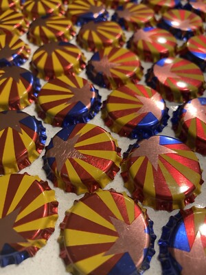 100 Arizona (AZ) Bottle Caps Lot - Oak Creek Brewery