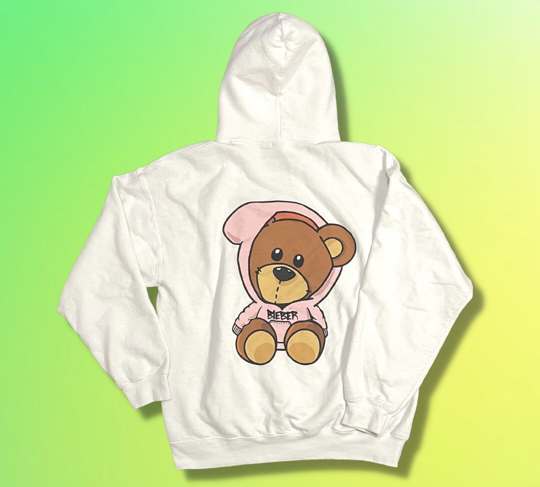 Rare Justin Bieber Mascot Bear Hoodie Drew House … - image 1