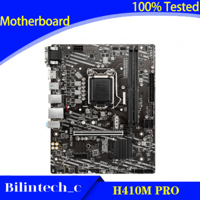 FOR MSI H410M PRO Motherboard Supports 10100F 10400F LGA1200 64GB