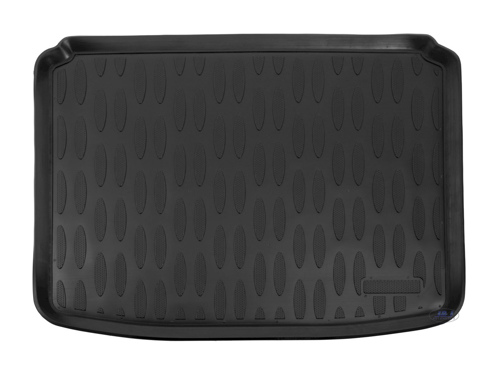 Tapis de coffre en caoutchouc pour Peugeot 308 Berline (2008-2013) : protection étanche noire