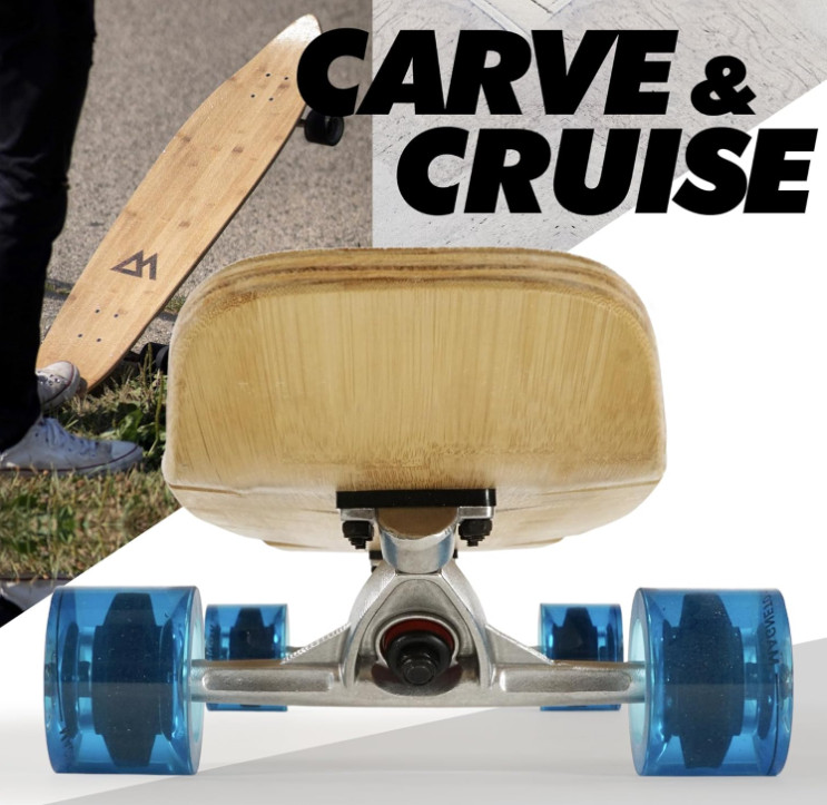 40+ inch Kicktail Cruiser Longboard Skateboard & Pintail Long Board Skateboard