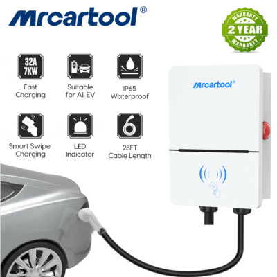 32A 7KW EV Charger Type 1 Smart Electric Vehicle Fast Charger Charging Station
