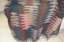 8 PLY DESIGNER WARM Cashmere TRAVEL Blanket Throw JAMAVAR SOFA BEDROOM 17 DESIGN