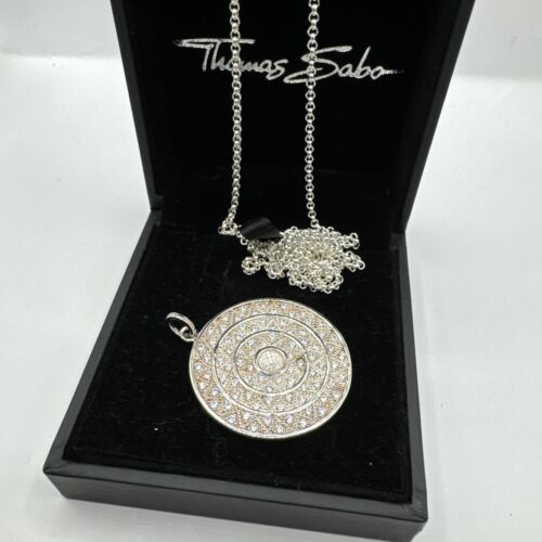 Thomas Sabo Kette 925 Silber Anhänger,70 Cm Lang,Tolles Design,##R13## - Bild 4 von 6