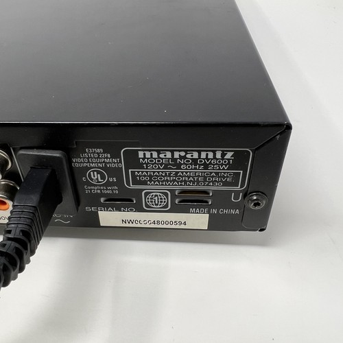 Marantz DV6001 Super Audio DVD/CD Player - No Remote - Read Description - Picture 3 of 9