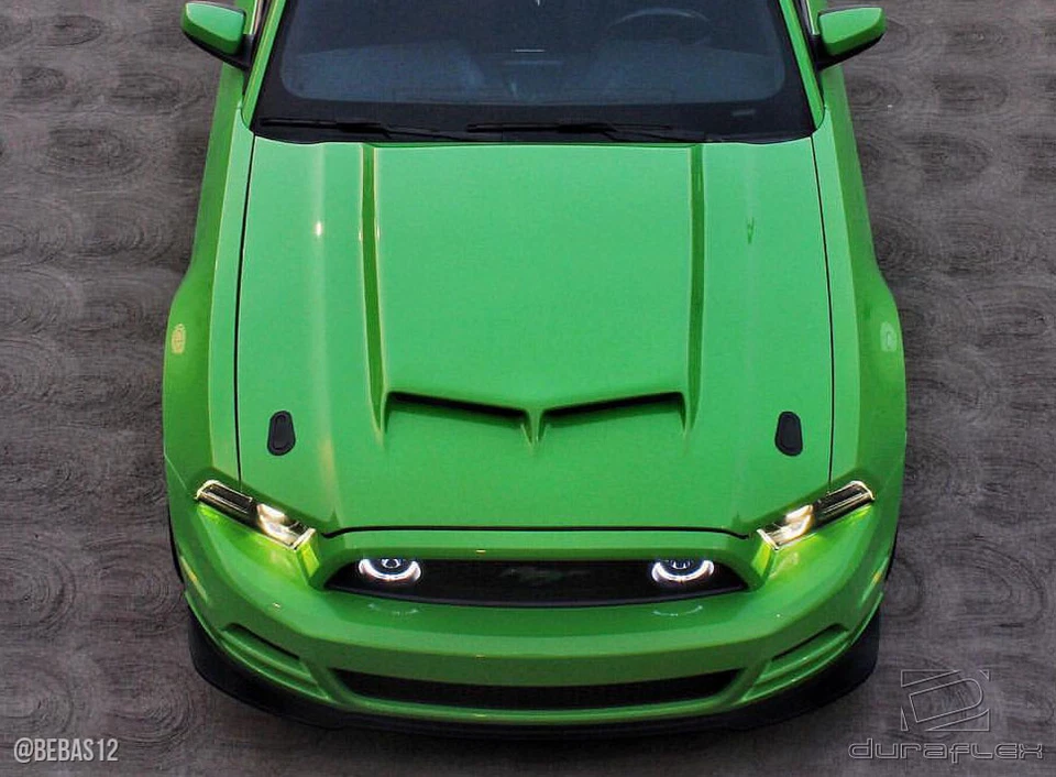 For 2013-2014 Mustang / 2010-2014 Mustang GT500 Duraflex CVX Version 2 Hood - 1  Foto 3 de 4