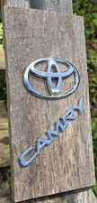 Toyota Badge Camry Mounted On Oak Barnwood Sign Custom Made Made In USA