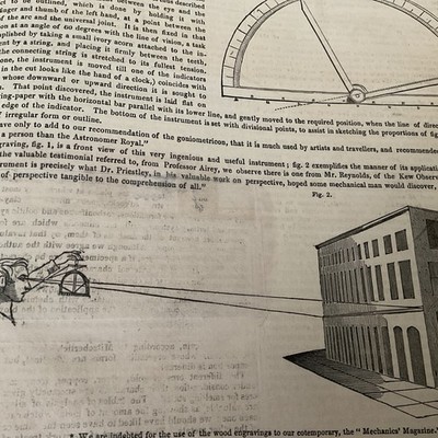 1846 Druck - ZEICHNUNG & DESIGN - EARL s GONIOMETRICON