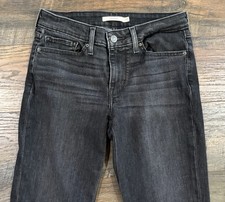 Levi's 711 Women's Mid-Rise Skinny Jeans, Size 27 - Soft Black