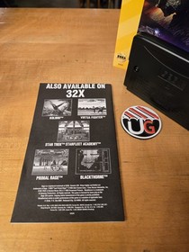 Sega Genesis 32X T-MEK With Box And Manual 