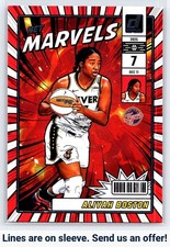 2025 Donruss WNBA #10 Aliyah Boston Net Marvels