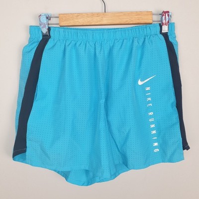 Nike Challenger Laufshorts Herren mittelblau gefüttert Kordelzug reflektierend