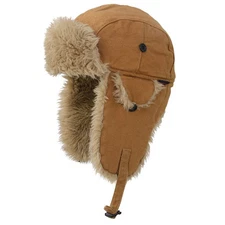 Tough Duck I15016 Winter Hat, Duck, Brown, Xl