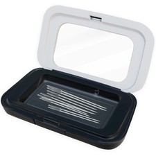 FJW Magnetic Needle Holder Case with Clear Acrylic Lid - Strong Sewing S, S