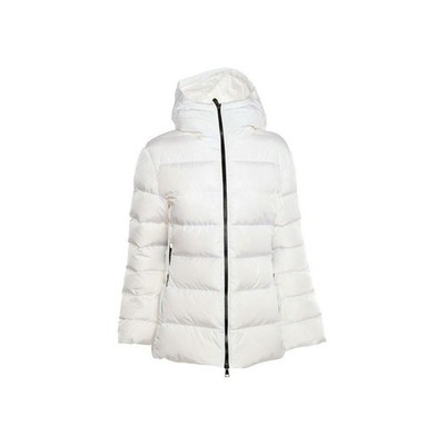 Moncler DERA Wattierte Jacke mit Kapuze Weiß 55461489 [U]