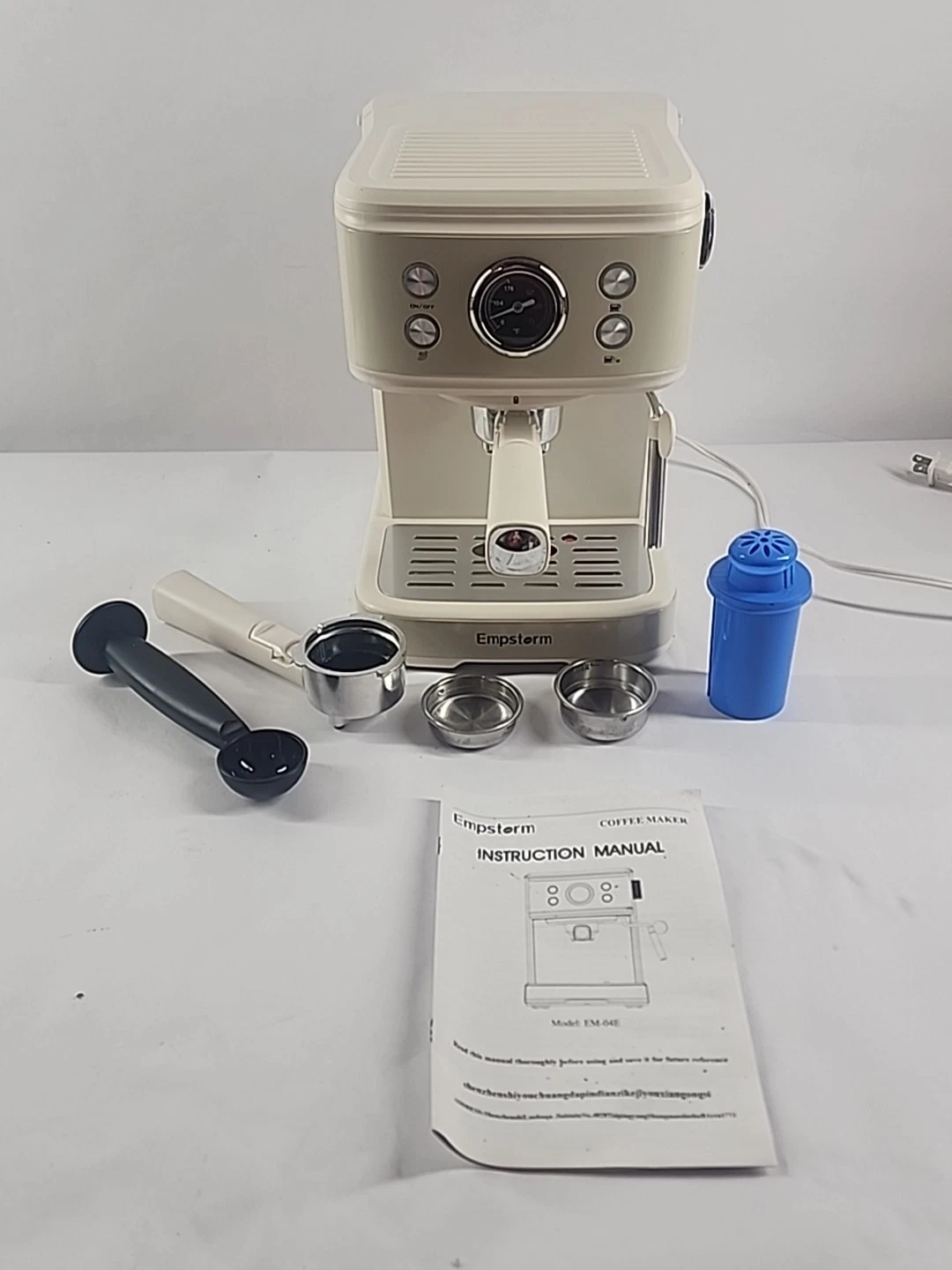 Empstorm Espresso Machine Cappuccino Steam Pressure Coffee Maker SEE DESC!