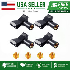 4 Pieces Mic Clips for Stands with 4 Adjustable Adapters Microphone Holder Wirel