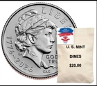 Semiquincentennial Dime 2026 Rolls and Bags ~ Emerging Liberty ~ PRESALE