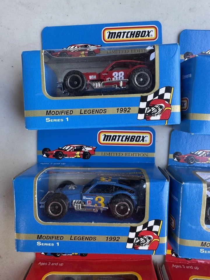 1992 1/64 Matchbox Modified Legends Series #1 1993 Series 2 COMPLETE 8 Cars - Image 2 of 4