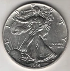 1989 P WALKING LIBERTY AMERICAN EAGLE .999 FINE SILVER DOLLAR COIN 1oz TYPE 1 $1
