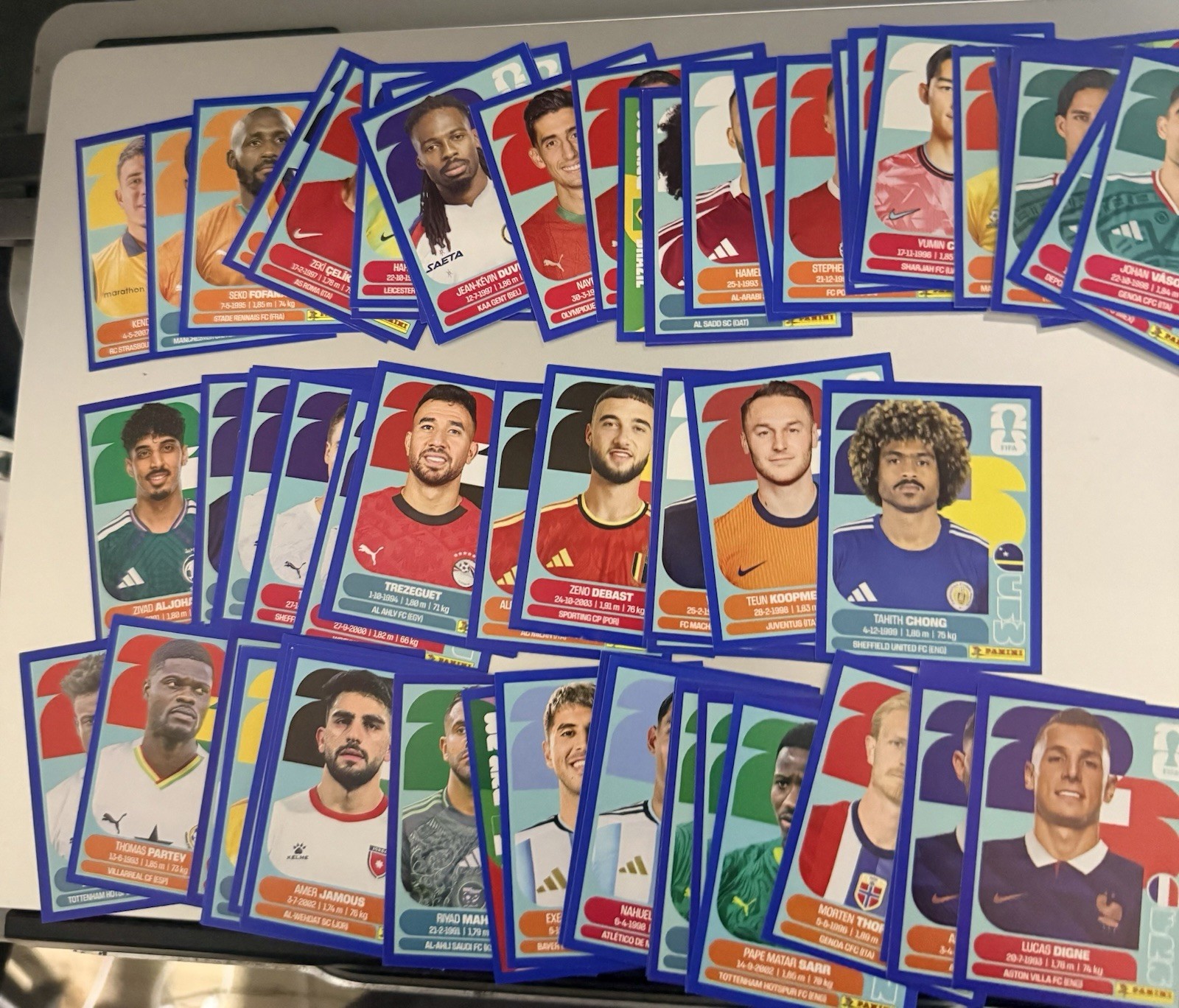 2026 Fifa World Cup Panini Stickers-BLUE PARALLELS ONLY