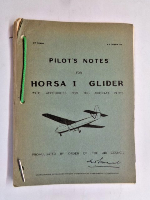 HORSA I GLIDER   - PILOTS NOTES