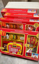 Vintage McDonalds Toy Cash Register Food Pretend Play 2004 Rare