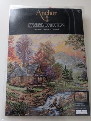 Anchor Maia  # 5678000-01223 Mountain Retreat Counted Cross Stitch Kit  Unopened