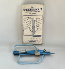 Vintage SPEEDECUT Teppich & Teppich Maker Manuelles Tufting Werkzeug Shuttle Punch Nadel
