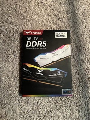 TEAMGROUP T-Force Delta RGB 16GB DDR5 RAM 6000MHz